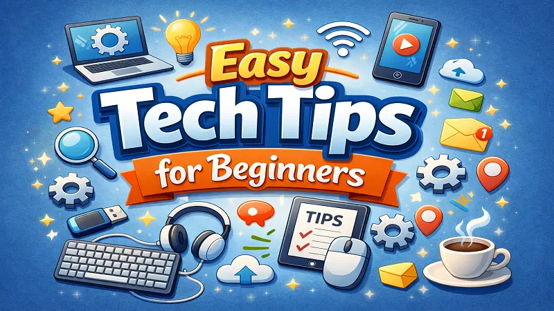 Easy Tech Tips for Beginners: A Practical Guide to Getting Comfortable with Technology